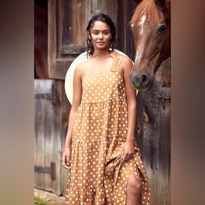 NWOT Anthropologie Charlie Holiday Isabella Polka Dot Dress